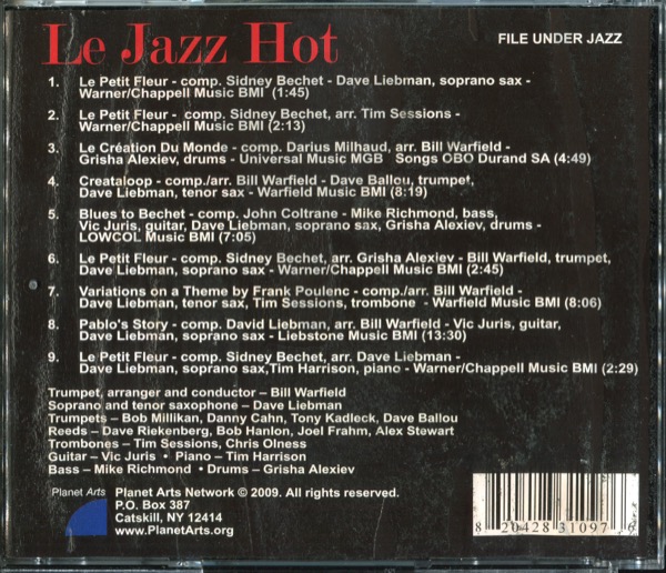 The New York Jazz Repertory Orchestra - Le Jazz Hot